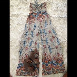 Jumpsuit 🌸 Tubetop style with optional Necktie